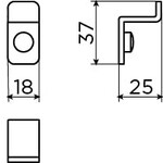 Clou Fold kledinghaak | Geborsteld RVS | Enkel Clou Clou Fold kledinghaak | Geborsteld RVS | Enkel