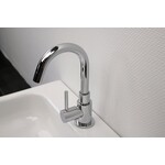 Clou Freddo 1 fonteinkraan hoge uitloop chroom Clou Clou Freddo 1 fonteinkraan hoge uitloop chroom