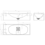 Clou Hammock Plus fontein 65 cm | Mineraalmarmer Clou Clou Hammock Plus fontein 65 cm | Mineraalmarmer