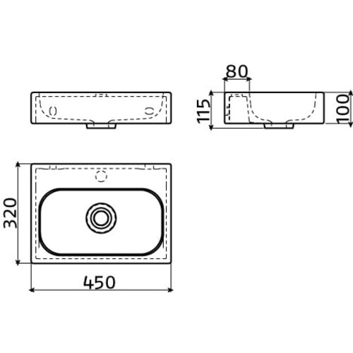 Clou Mini Match Me toiletfontein | Mineral marmer Clou Clou Mini Match Me toiletfontein | Mineral marmer