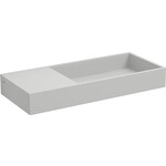 Clou Mini Wash Me Plus fontein | Mat wit | 56cm | Zonder kraangat | Links Clou Clou Mini Wash Me Plus fontein | Mat wit | 56cm | Zonder kraangat | Links