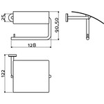 Clou Slim toiletrolhouder | Ja Clou Clou Slim toiletrolhouder | Ja