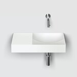 Clou Vale fontein | Mat wit keramiek | 45cm | Links | Nee Clou Clou Vale fontein | Mat wit keramiek | 45cm | Links | Nee