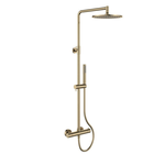 Regn opbouw regendouche - 3-standen handdouche - geborsteld goud pvd Regn Regn opbouw regendouche - 3-standen handdouche - geborsteld goud pvd