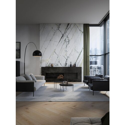 Porcelanosa Calacatta Green Silk Wandtegel - 120x120 cm Porcelanosa Porcelanosa Calacatta Green Silk Wandtegel - 120x120 cm