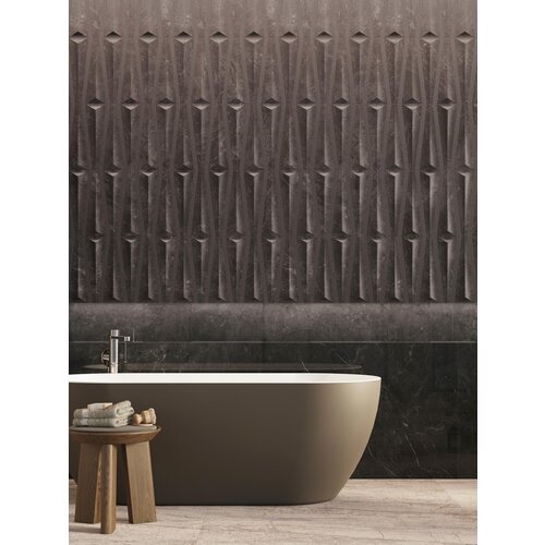 Porcelanosa Nero Velluto Polished Wandtegel - 120x270 cm Porcelanosa Porcelanosa Nero Velluto Polished Wandtegel - 120x270 cm