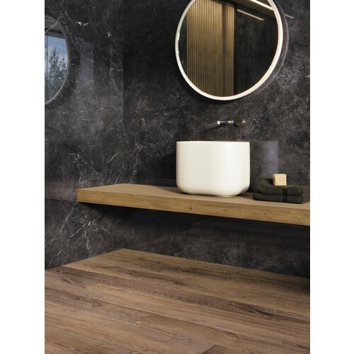 Porcelanosa Nero Velluto Polished - Wandtegel 120x270 cm Porcelanosa Porcelanosa Nero Velluto Polished - Wandtegel 120x270 cm