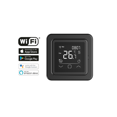 Solid-Line Mat Set incl. Digitale Inbouw Wifi Klokthermostaat | 2,5 m² | Zwart Solidline Solid-Line Mat Set incl. Digitale Inbouw Wifi Klokthermostaat | 2,5 m² | Zwart