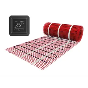 Solidline Solid-Line Mat Set incl. Digitale Inbouw Wifi Klokthermostaat | 6 m² | Zwart Solid-Line Mat Set incl. Digitale Inbouw Wifi Klokthermostaat | 6 m² | Zwart