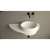 Ideavit SolidDual 3.0 wastafel 70x35 cm mat wit met plateau