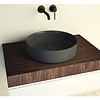 Ideavit SolidFloat opzetwastafel rond 40cm - dark grey