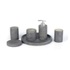 Ideavit Isy 6-delig accessoires set - donker beton