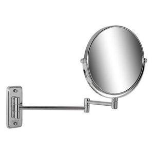 Geesa Geesa Mirror scheerspiegel 2-armig rond 20cm 5x vergrotend chroom Geesa Mirror scheerspiegel 2-armig rond 20cm 5x vergrotend chroom