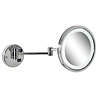 Geesa Mirror scheerspiegel 2-arm 21.5 cm met LED 3x vergrotend chroom