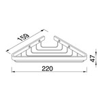 Geesa Basket sponshouder hoekmodel chroom Geesa Geesa Basket sponshouder hoekmodel chroom