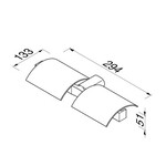 Geesa Wynk closetrolhouder dubbel chroom | Met klep Geesa Geesa Wynk closetrolhouder dubbel chroom | Met klep