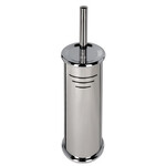 Geesa Hotel wand closetborstelhouder met zwarte borstel chroom Geesa Geesa Hotel wand closetborstelhouder met zwarte borstel chroom