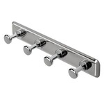 Geesa Hotel kapstokje met 4 haken chroom Geesa Geesa Hotel kapstokje met 4 haken chroom