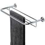 Geesa Hotel handoekplateau 60x25 cm met handdoekhouder chroom Geesa Geesa Hotel handoekplateau 60x25 cm met handdoekhouder chroom