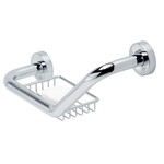 Geesa Luna badgreep met zeephouder chroom Geesa Geesa Luna badgreep met zeephouder chroom