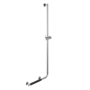 Geesa Geesa Comfort Safety douchestang met wandgreep met Anti-slip handvat chroom | Rechts Geesa Comfort Safety douchestang met wandgreep met Anti-slip handvat chroom | Rechts