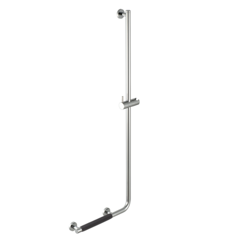 Geesa Comfort Safety douchestang met wandgreep met Anti-slip handvat chroom | Rechts Geesa Geesa Comfort Safety douchestang met wandgreep met Anti-slip handvat chroom | Rechts