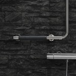 Geesa Comfort Safety douchestang met wandgreep met Anti-slip handvat chroom | Rechts Geesa Geesa Comfort Safety douchestang met wandgreep met Anti-slip handvat chroom | Rechts
