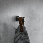 Geesa Nemox handdoekhaak enkel brushed black metal Geesa Geesa Nemox handdoekhaak enkel brushed black metal