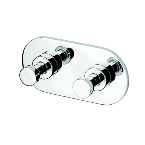 Geesa Nemox handdoekhaak dubbel chroom Geesa Geesa Nemox handdoekhaak dubbel chroom