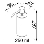 Geesa Geesa Nemox dispenser 200 ml mat zwart