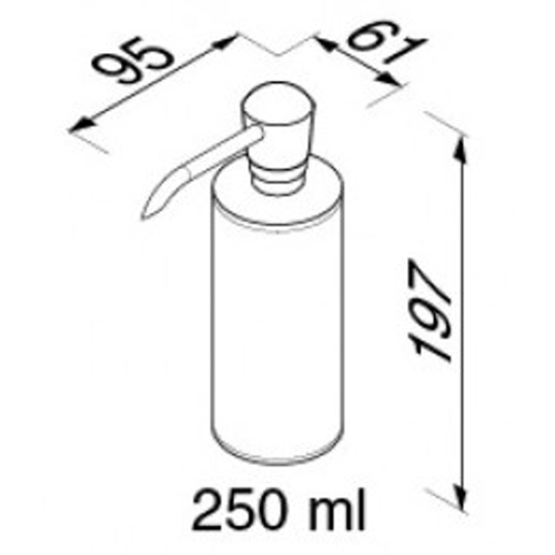 Geesa Geesa Nemox dispenser 200 ml mat zwart