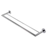 Geesa Nemox handdoekhouder dubbel 60 cm chroom Geesa Geesa Nemox handdoekhouder dubbel 60 cm chroom