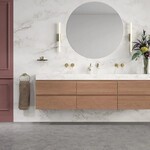 Geesa Opal handdoekring goud geborsteld Geesa Geesa Opal handdoekring goud geborsteld