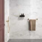 Geesa Opal handdoekrek | Geborsteld goud | 45 cm Geesa Geesa Opal handdoekrek | Geborsteld goud | 45 cm