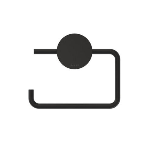 Geesa Opal toiletrolhouder | Mat zwart | Zonder klep Geesa Geesa Opal toiletrolhouder | Mat zwart | Zonder klep