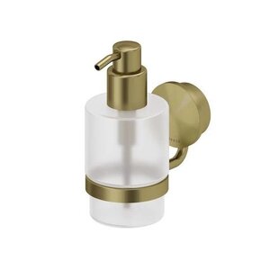 Geesa Geesa Opal zeepdispenser 200ml goud geborsteld Geesa Opal zeepdispenser 200ml goud geborsteld