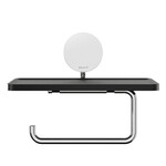 Geesa Opal toiletrolhouder | Chroom | Met planchet Geesa Geesa Opal toiletrolhouder | Chroom | Met planchet