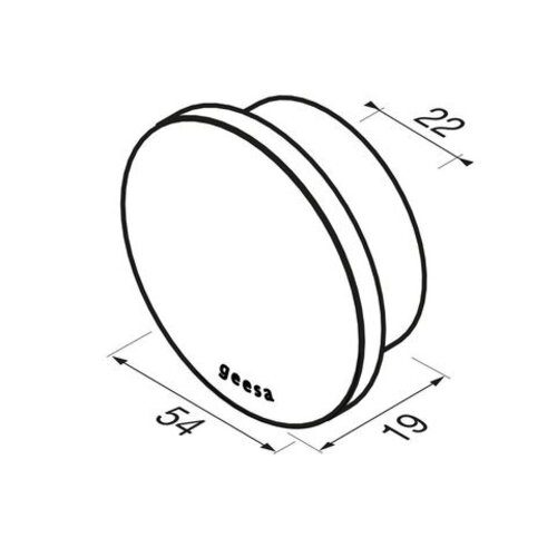 Geesa Opal handdoekhaak | Geborsteld goud | Groot Geesa Geesa Opal handdoekhaak | Geborsteld goud | Groot