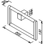 Geesa Nexx handdoekring chroom Geesa Geesa Nexx handdoekring chroom