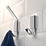 Geesa Aim handdoekhaak dubbel chroom Geesa Geesa Aim handdoekhaak dubbel chroom