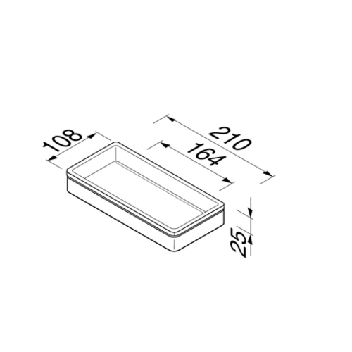 Geesa Frame planchet chroom | Zwarte inzet Geesa Geesa Frame planchet chroom | Zwarte inzet