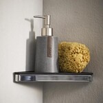 Geesa Frame hoekplanchet met zwarte inzet chroom Geesa Geesa Frame hoekplanchet met zwarte inzet chroom