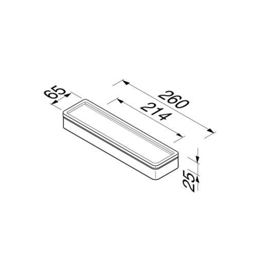 Geesa Frame planchet chroom | Witte inzet Geesa Geesa Frame planchet chroom | Witte inzet