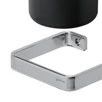 Geesa Frame toiletborstelhouder chroom | Zwarte inzet Geesa Geesa Frame toiletborstelhouder chroom | Zwarte inzet