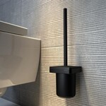 Geesa Frame toiletborstelhouder zwart Geesa Geesa Frame toiletborstelhouder zwart