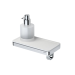 Geesa Frame zeepdispenser chroom | Wit planchet Geesa Geesa Frame zeepdispenser chroom | Wit planchet