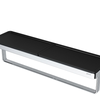 Geesa Frame handdoekhouder chroom | Zwart
