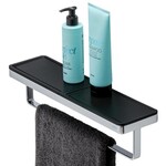 Geesa Frame handdoekhouder chroom | Zwart Geesa Geesa Frame handdoekhouder chroom | Zwart