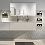 Geesa Frame multibasket-planchet zwart Geesa Geesa Frame multibasket-planchet zwart