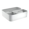 Geesa Frame douchemand clip on voor douchewand wit